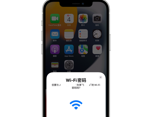 汶上苹果15维修店分享iPhone15如何共享Wi-Fi密码 