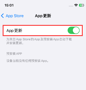 汶上苹果15维修中心如何让iPhone15APP自动更新